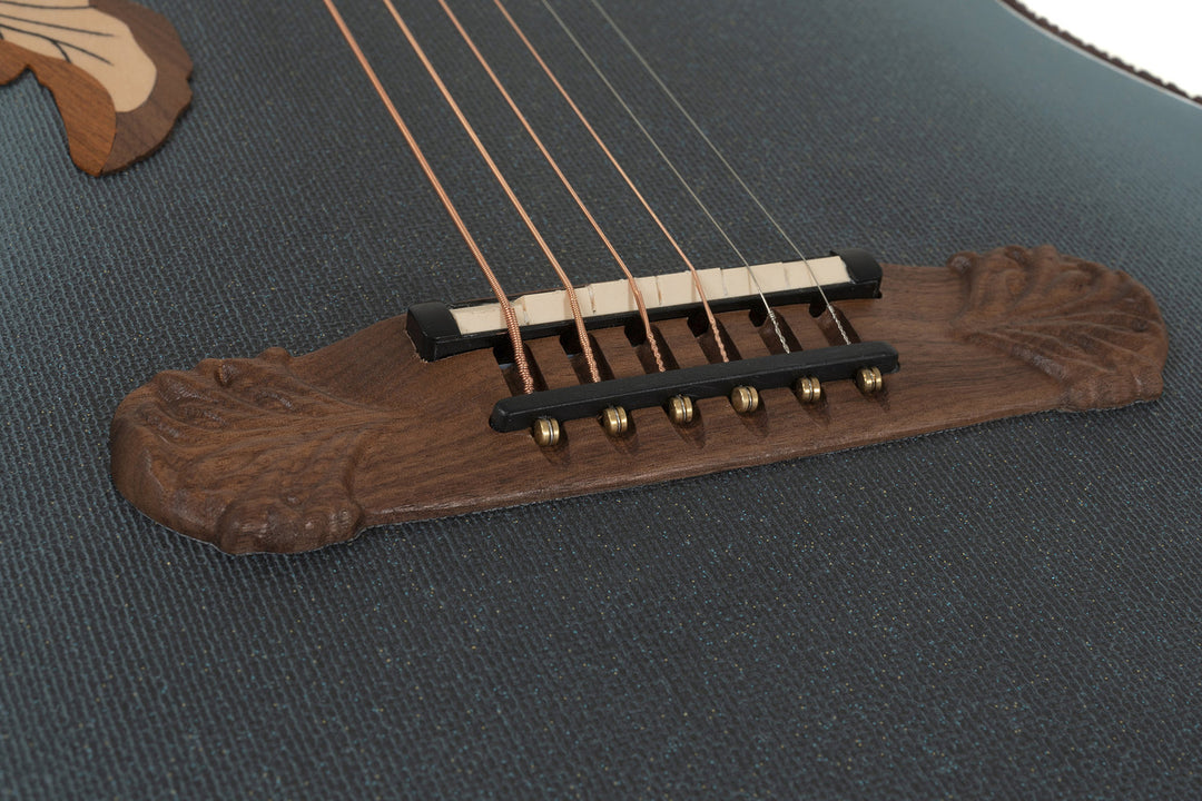 Adamas E-akustisk Gitarer 2087GT Deep Contour cutaway - Reverse blå burst (2087GT-8-G)