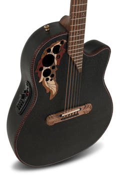 Adamas E-akustisk Gitarer 2087GT Deep Contour cutaway - Svart (2087GT-5-G)