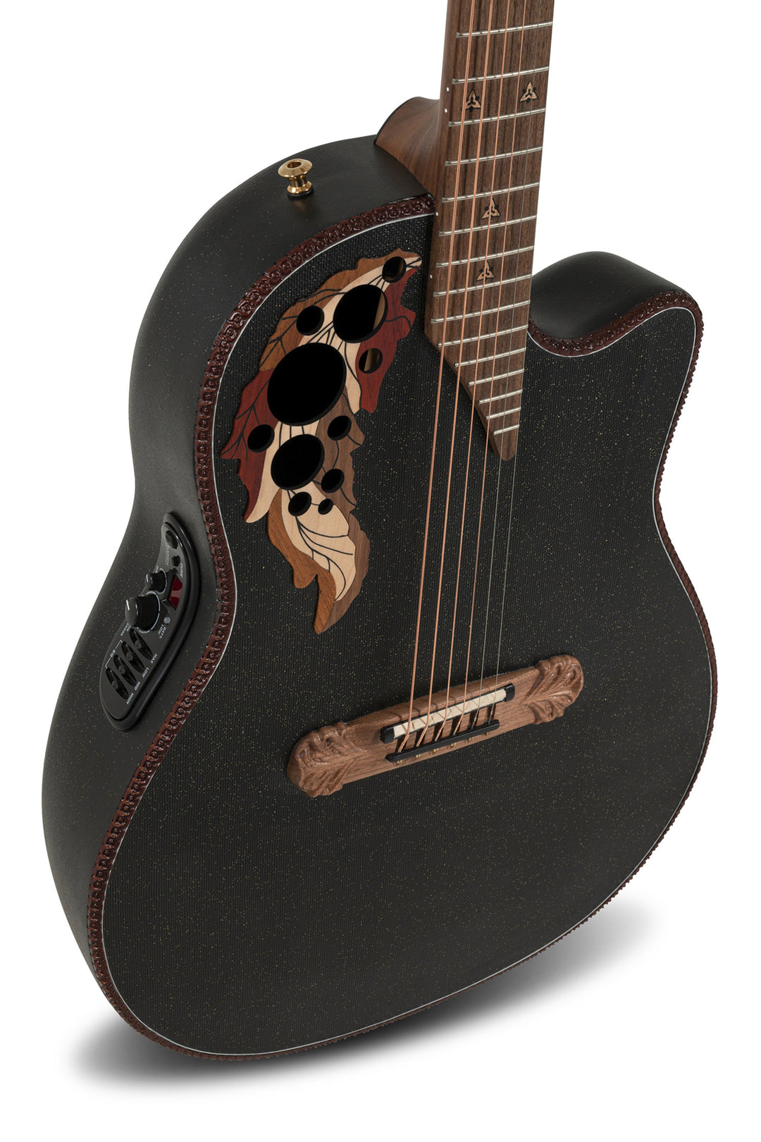 Adamas E-akustisk Gitarer 2087GT Deep Contour cutaway - Svart (2087GT-5-G)