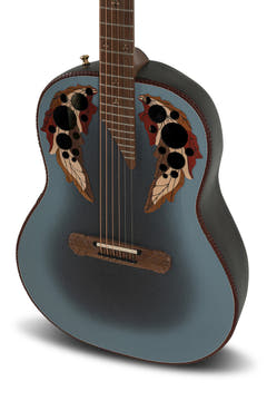Adamas E-Acoustic Guitar 1687GT Deep Non-Cutaway - Reverse Blue Burst (1687GT-8-G)