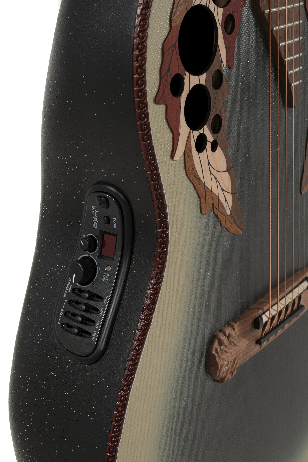 Adamas E-akustisk Gitarer 1687GT Deep uten cutaway - Reverse beige burst (1687GT-7-G)