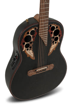 Adamas E-akustisk Gitarer 1687GT Deep uten cutaway - Svart (1687GT-5-G)