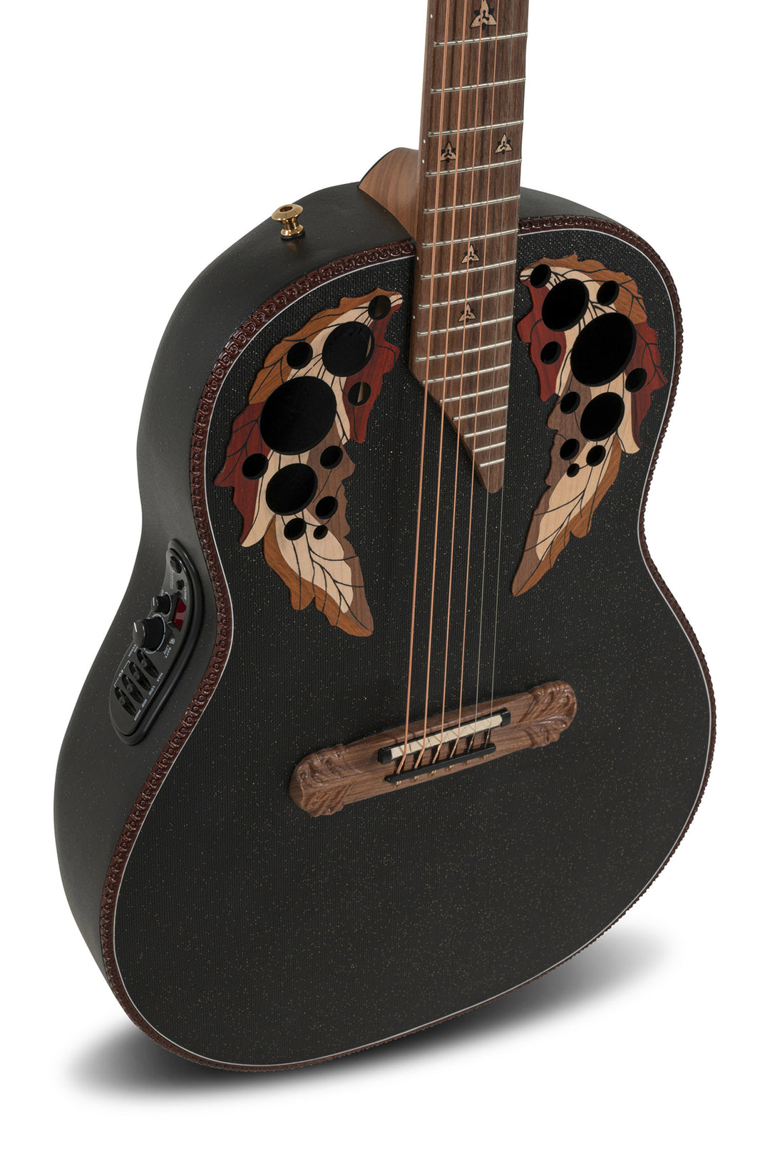 Adamas E-akustisk Gitarer 1687GT Deep uten cutaway - Svart (1687GT-5-G)