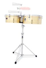 Latin Perkusjon Timbales Prestige massiv messing - 14"/15" (LP1415-B)