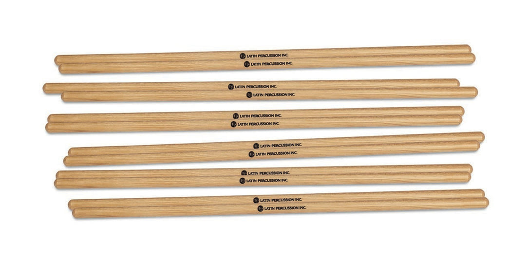 Latin Percussion timbales-køller - 7/16" x 16 5/8" [6 par] (LP248C)