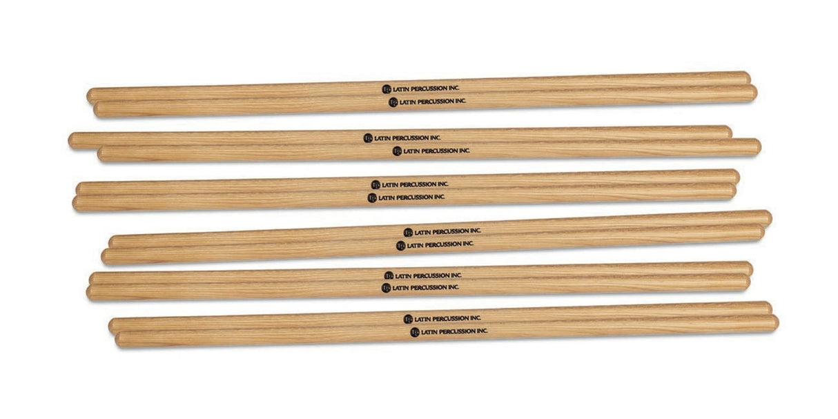 Latin Percussion timbales-køller - 7/16" x 16 5/8" [6 par] (LP248C)