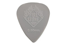 Fire & Stone Nylon-plektre 0,60 mm, lysegrå, 12 stk.