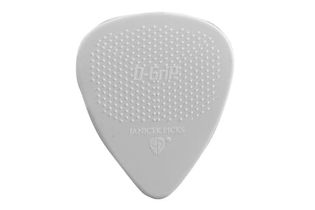 D-Grip plekter Janicek Nylonpicks - 0,38 hvit
