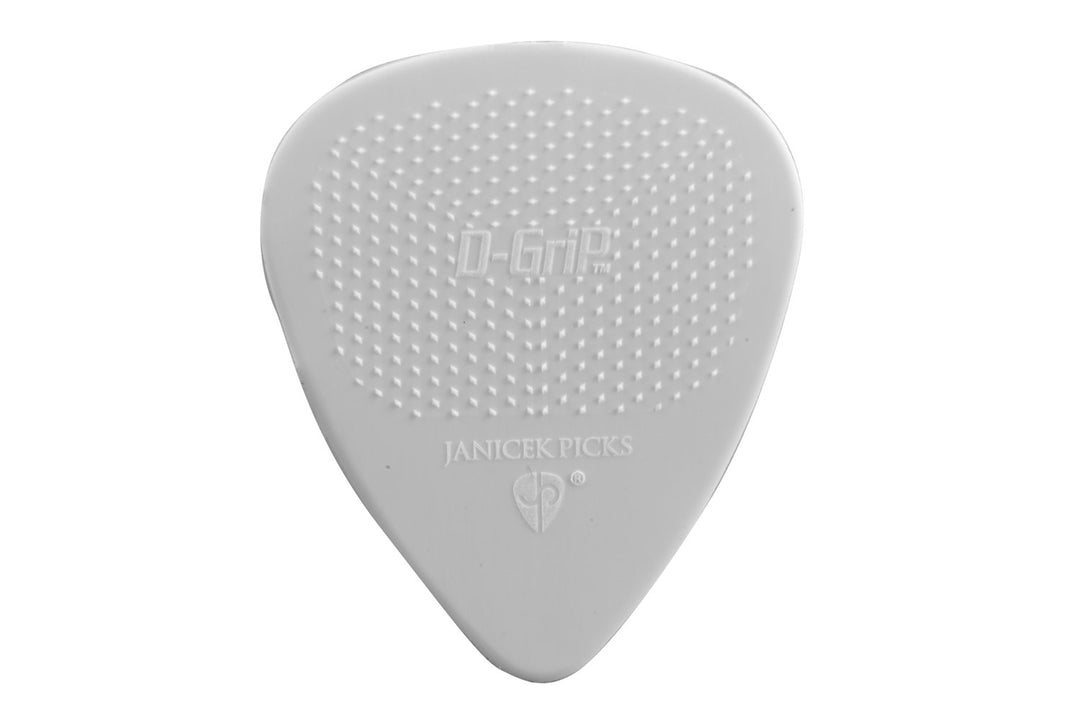 D-Grip plekter Janicek Nylonpicks - 0,38 hvit