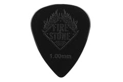 Fire & Stone Nylon-plektre 1,00 mm, svarte, 12 stk.