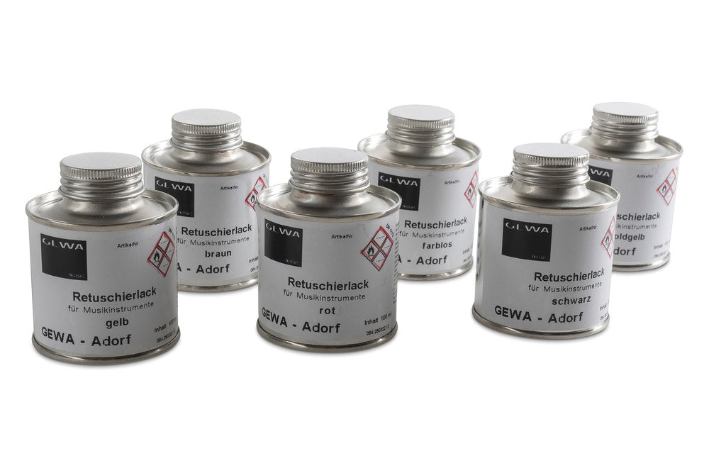 GEWA lakksett til retusjering, 6 x 100 ml
