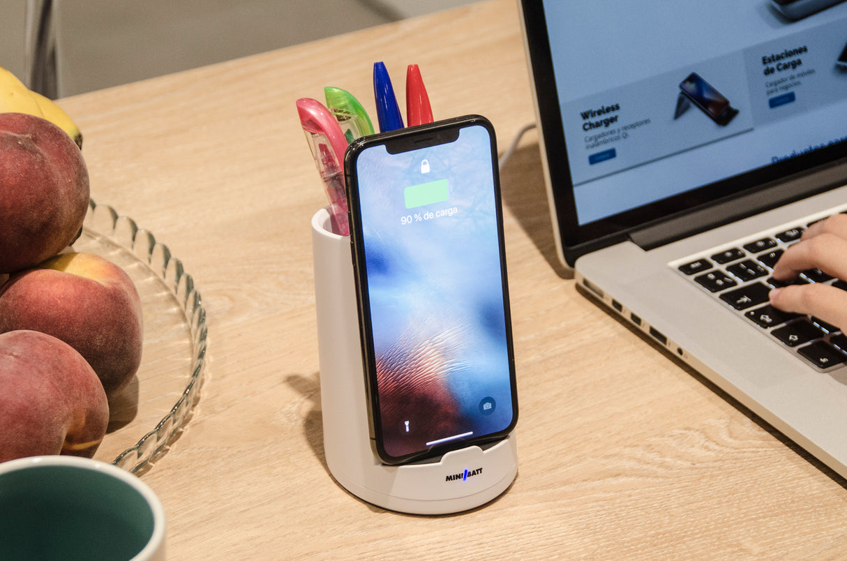 MINIBATT Blyantholder med trådløs lader