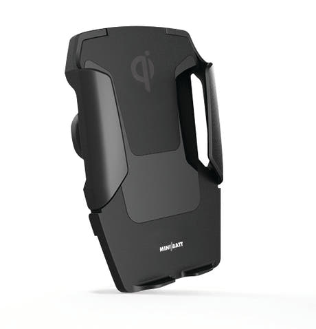 MINIBATT Mobiltelefonholder til bilen med trådløs lader