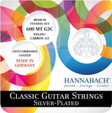 Hannabach strenger til klassisk gitar 600 G3C G3 CARBON - sett (600 MTG3C)