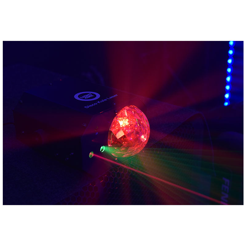 LIGHT4ME DISCO BALL LASERlys multieffekt LED