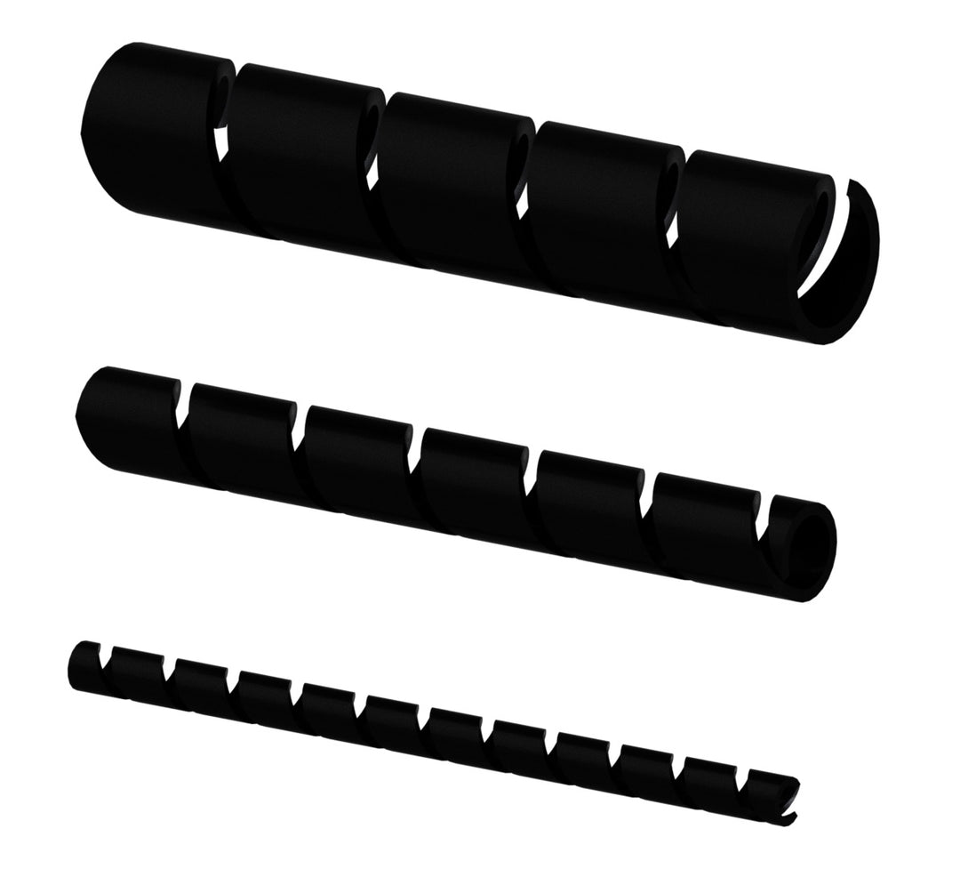 ProCab kabelsamler spiral svart Ø=20mm 5m