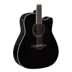 Yamaha FX370C elektronisk akustisk gitar (svart)