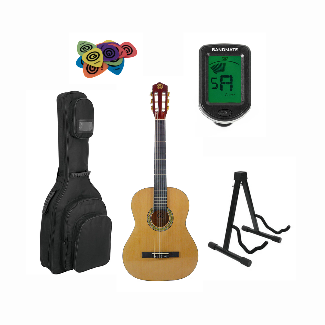 Grooveland Klassisk Spansk Gitar Startpakke