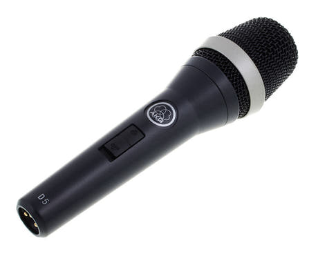 AKG D5S dynamisk vokalmikrofon med bryter