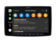 Apple Carplay , Android Auto i Fiat 500 Beige Interiør (2007-2015)