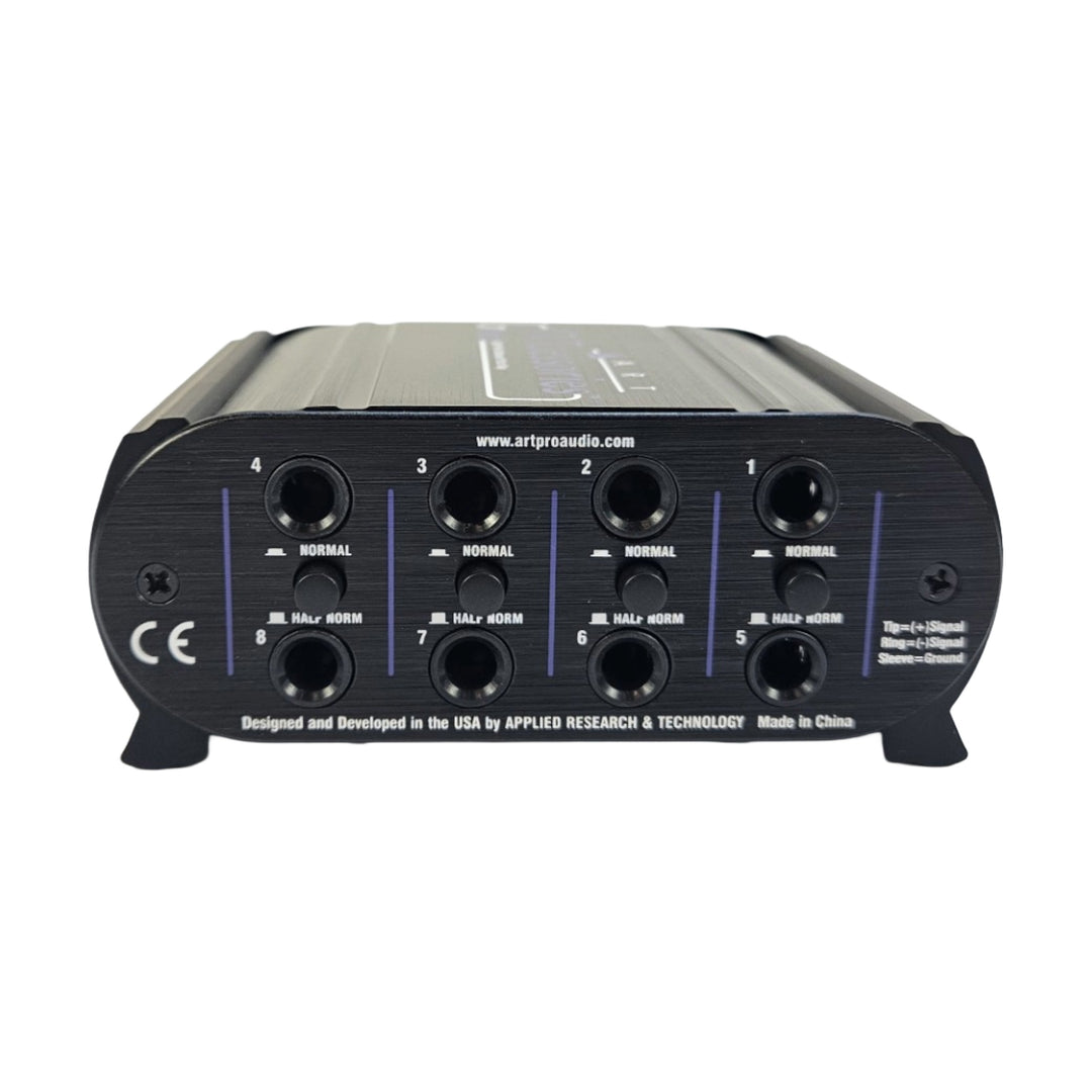 ART Patchbay 8 kanaler med isolator, balansert jack
