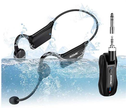 Acemic vanntett trådløst headset - HS-1