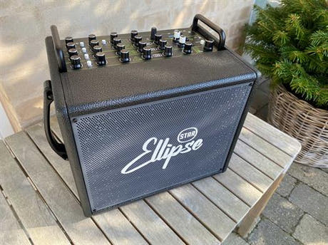 Ellipse 240W batteridrevet forsterker og veske - Q2 svart