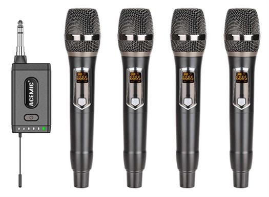 Acemic Q4M - 4 stk. intelligente trådløse mikrofoner.