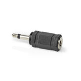 Adapter Lydkontakt 3,5 mm Stereo Jack Hunn til 3,5 mm Mono Jack
