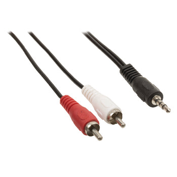 Adapterkabel 3,5mm Jack Stereo til 2 x RCA Phono (3 m)