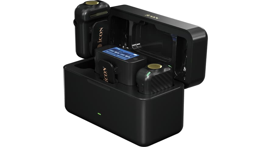 iCon AirMic Pro trådløst mikrofonsystem, svart