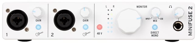 Arturia Minifuse 2 lydkort (hvit)