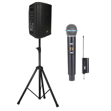 V-Tone batterihøyttaler/mikrofoner bundle