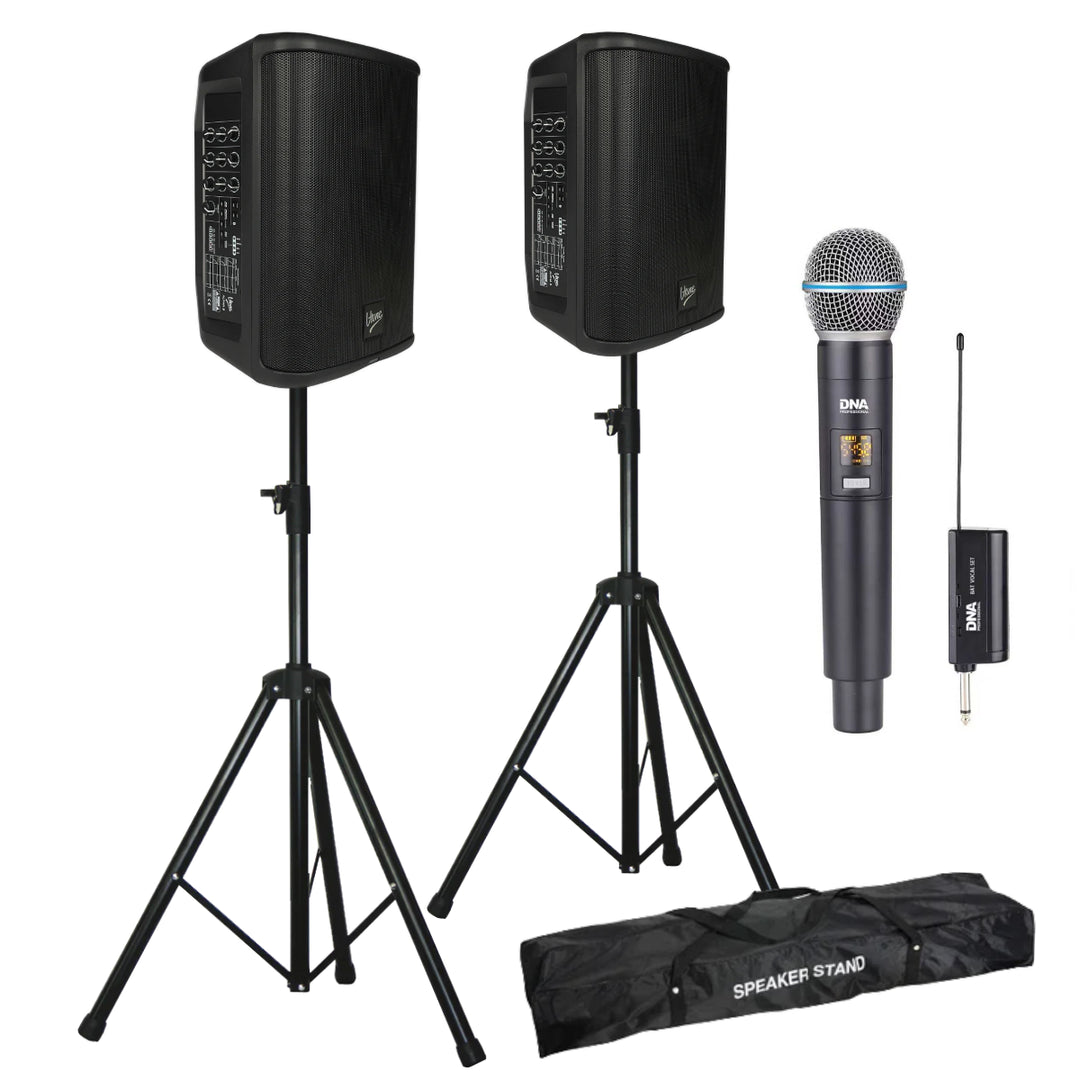 Atomic P70B - Batterihøyttaler/mikrofon XL-bundle