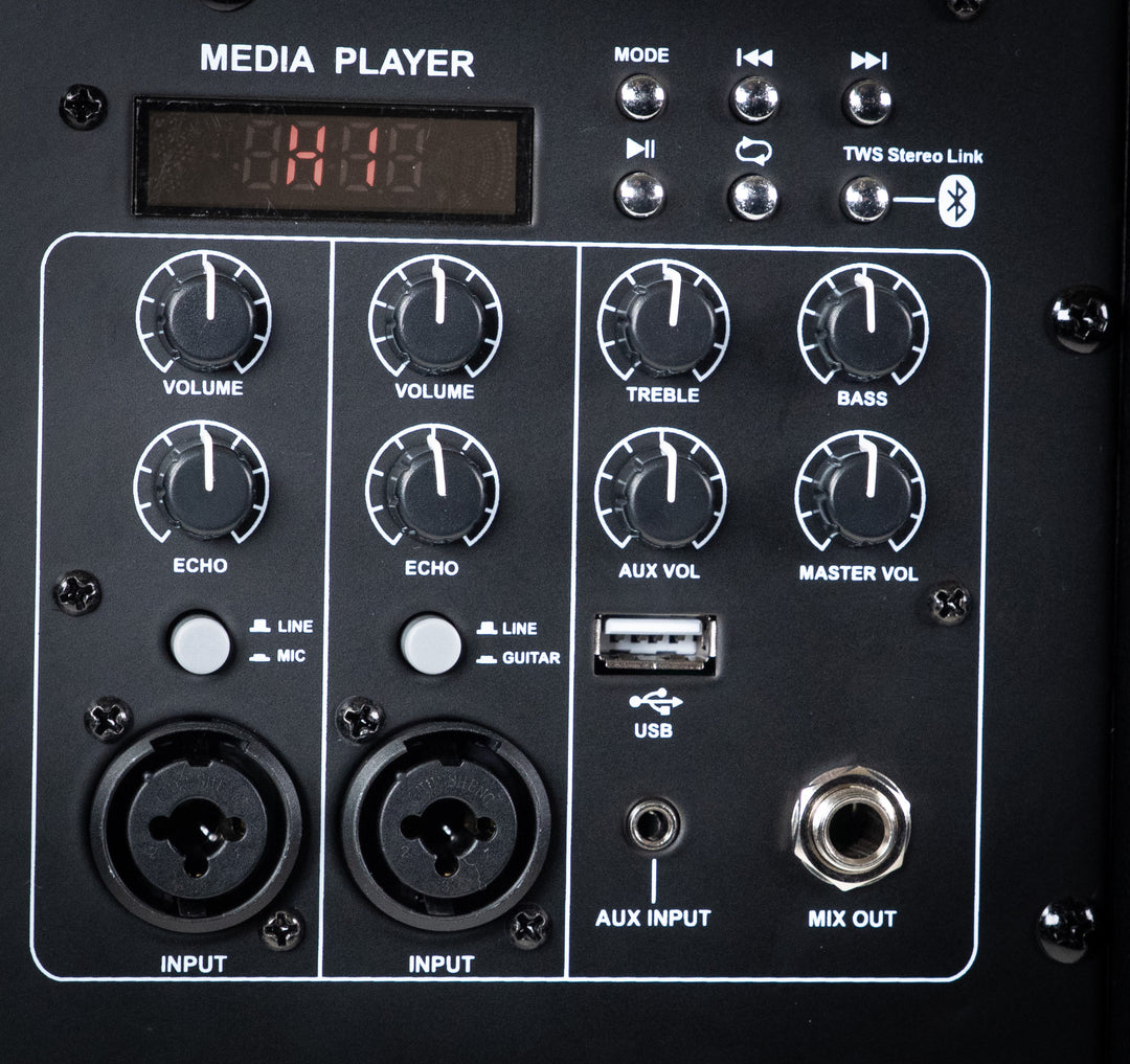 Atomic P70B - batterihøyttaler/mikrofon-pakke