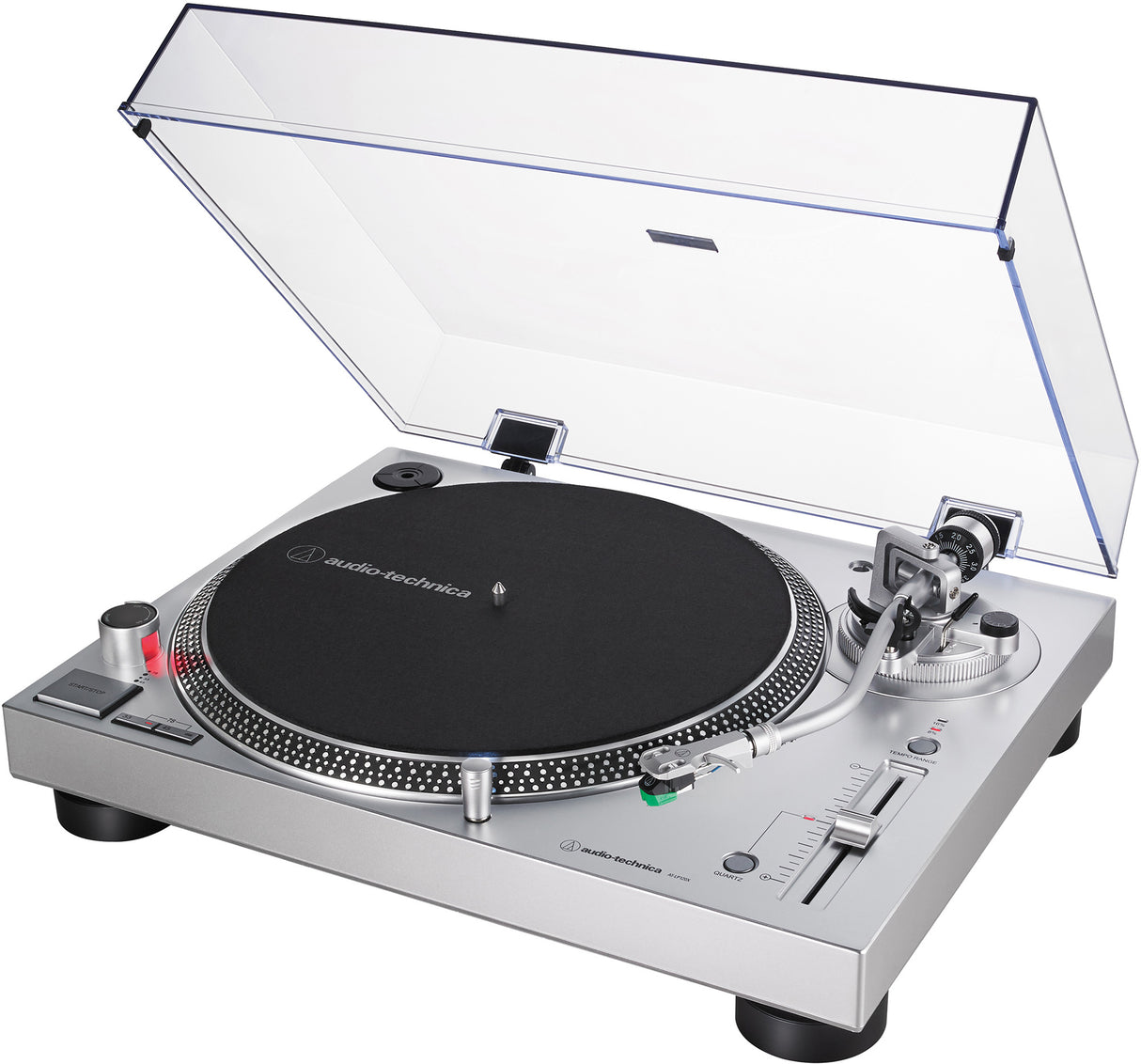 Audio-Technica AT-LP120XUSB-SV platespiller (sølv)