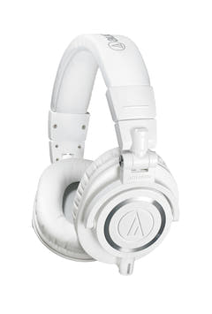 Audio-Technica ATH-M50XWH hodetelefon (hvit)