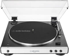 Audio-Technica AT-LP60XBT-WH + Pioneer DM-40BT-W Bluetooth høyttalere 