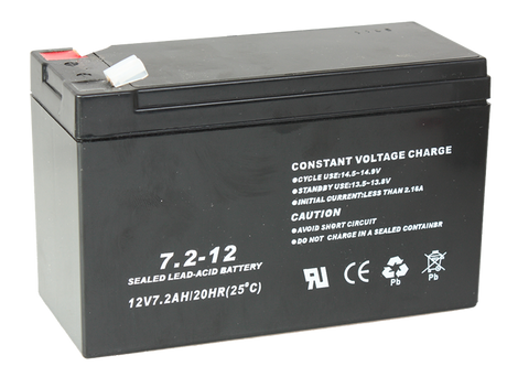 Ibiza 12V-7.2AH batteri for bærbar høyttaler