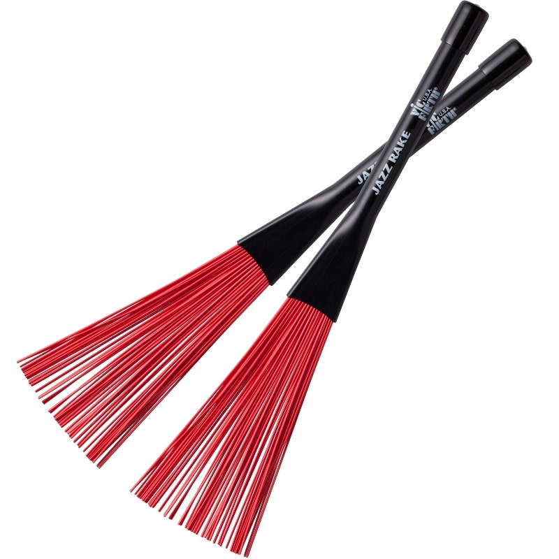 Vic Firth BJR Jazz Rake Rød Plast