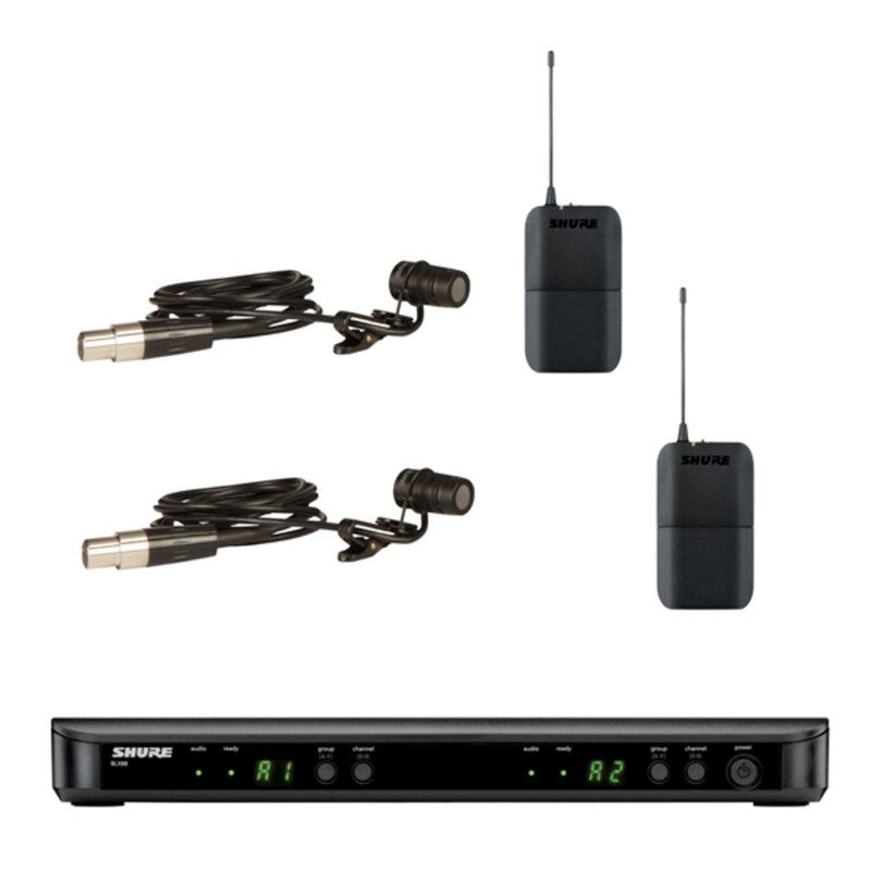 Shure BLX188 W185 trådløst lavaliersett (S8)