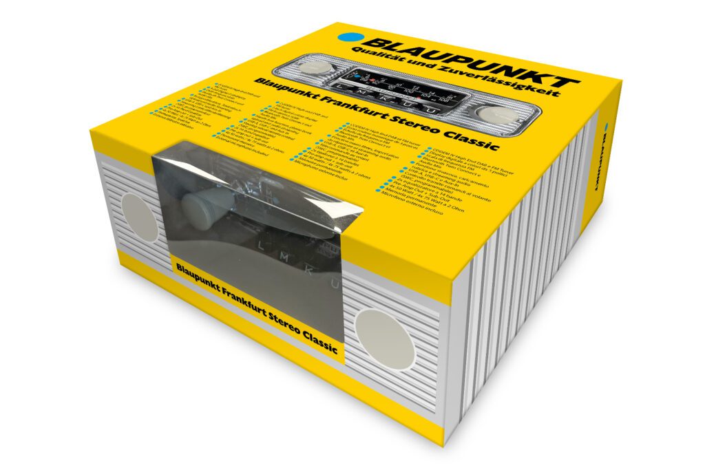 Blaupunkt Frankfurt Stereo Classic Retro bilradio med DAB+, Bluetooth og USB