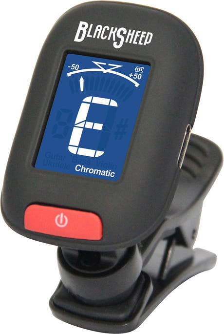 Black Sheep oppladbar clip-on-tuner BLK