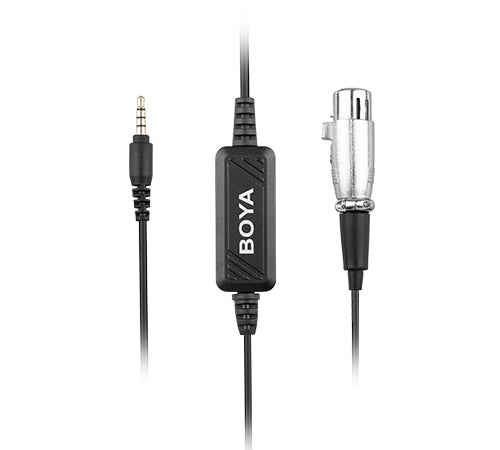 Boya iOS adapterkabel XLR til TRRS (BY-BCA6)