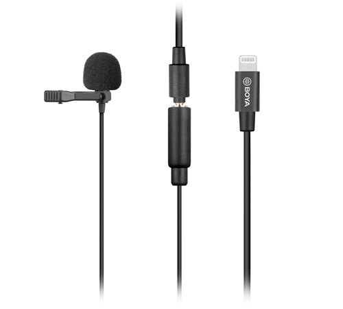 Boya M2 Knapphullsmikrofon til iPhone/iPad 