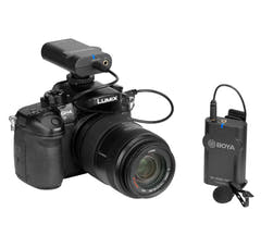 Boya trådløst sett for DSLR og smarttelefoner