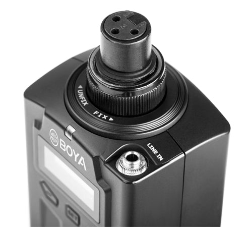 Boya WXLR8 Pro XLR-senderplugg 556-596 MHz