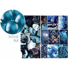 Ballonger 10 stk. (Intent Blue, 33 cm)