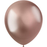 Ballonger 10 stk. (Intens rosa gull, 33 cm)