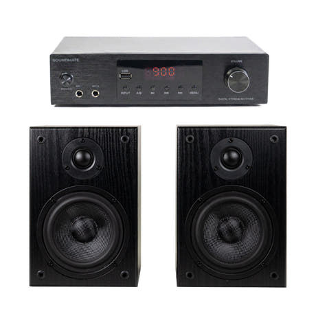 SoundMate HBS-05 Hybelhøyttalere & Forsterkerpakke